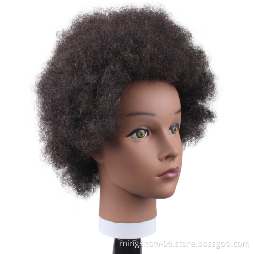 Wholesale top quality afro mannequin training head with black African hair